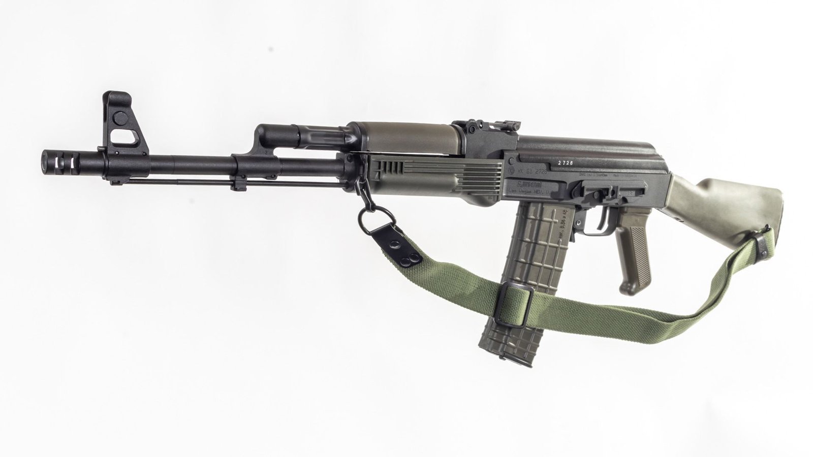 Arsenal SAM5 5.56x45mm Semi-Auto Milled Receiver AK47 Rifle OD Green 30rd Arsenal SAM5 5.56x45mm Semi-Auto Milled Receiver AK47 Rifle OD Green 30rd