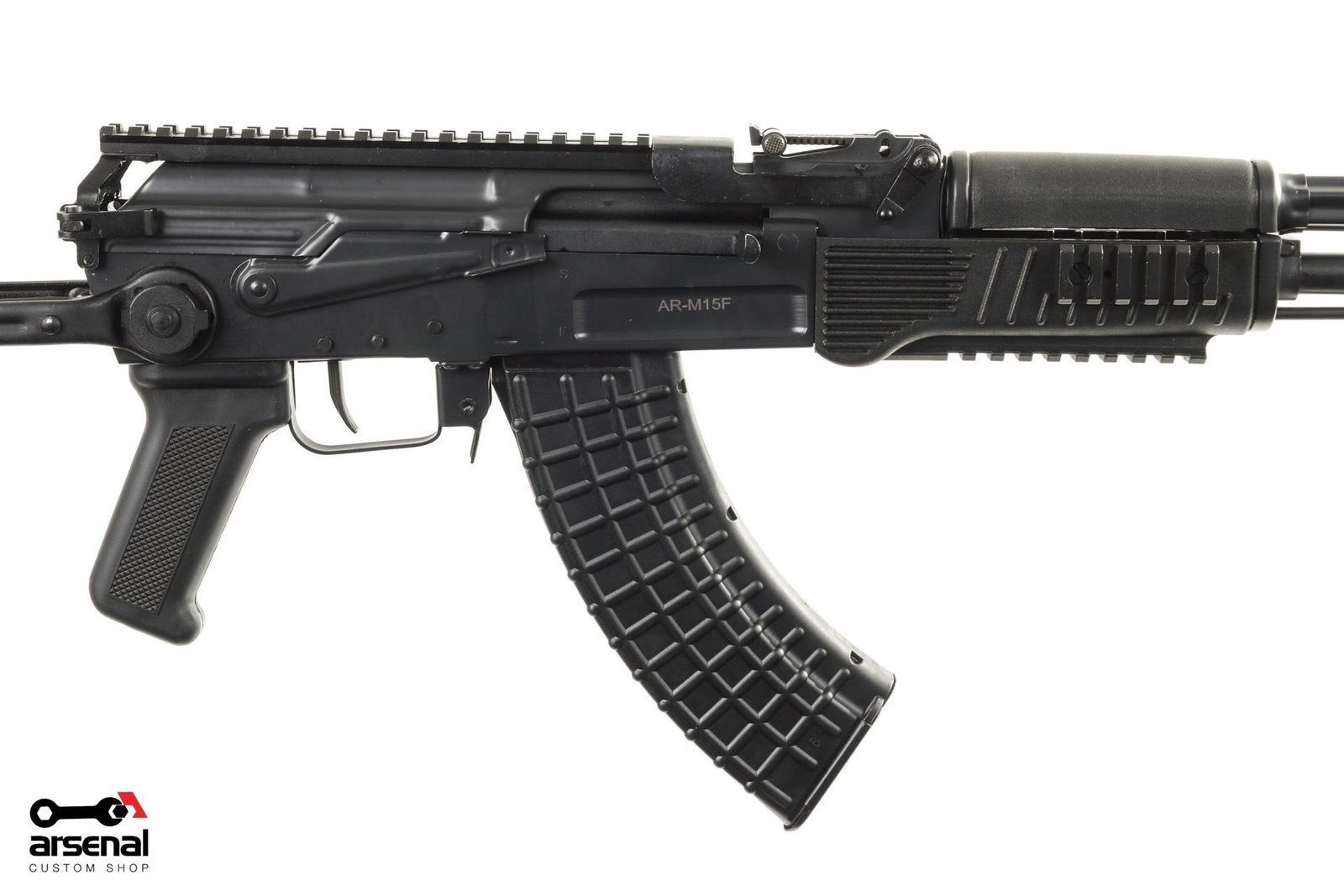 Arsenal SAS M-7 Under-Folder Arsenal Black Cerakote AK47 Picatinny Rail System Limited Edition Arsenal SAS M-7 Under-Folder Arsenal Black Cerakote AK47 Picatinny Rail System Limited Edition