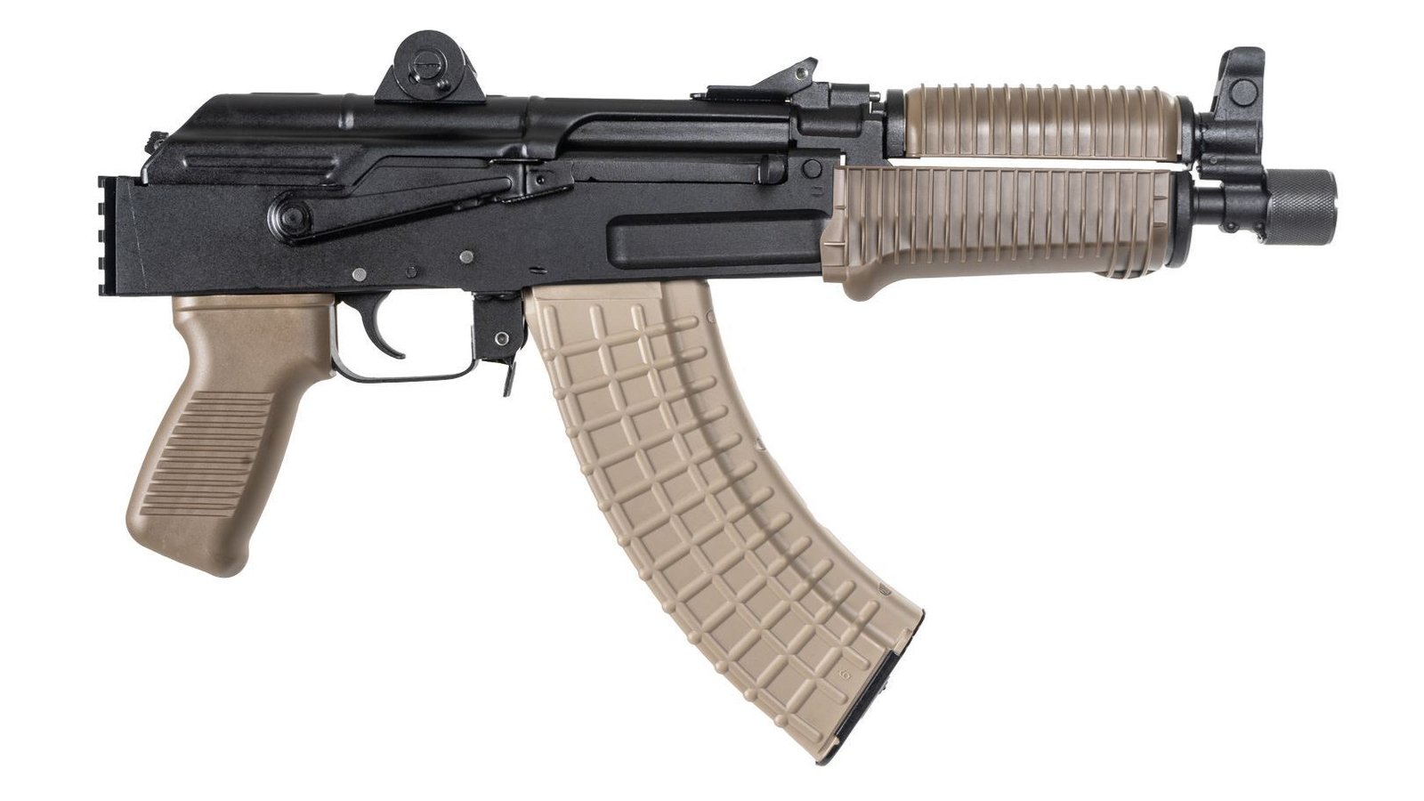 Arsenal SAM7K AK Pistol 7.62x39mm FDE US Furniture 30rd Mag Hard Case - Image 2