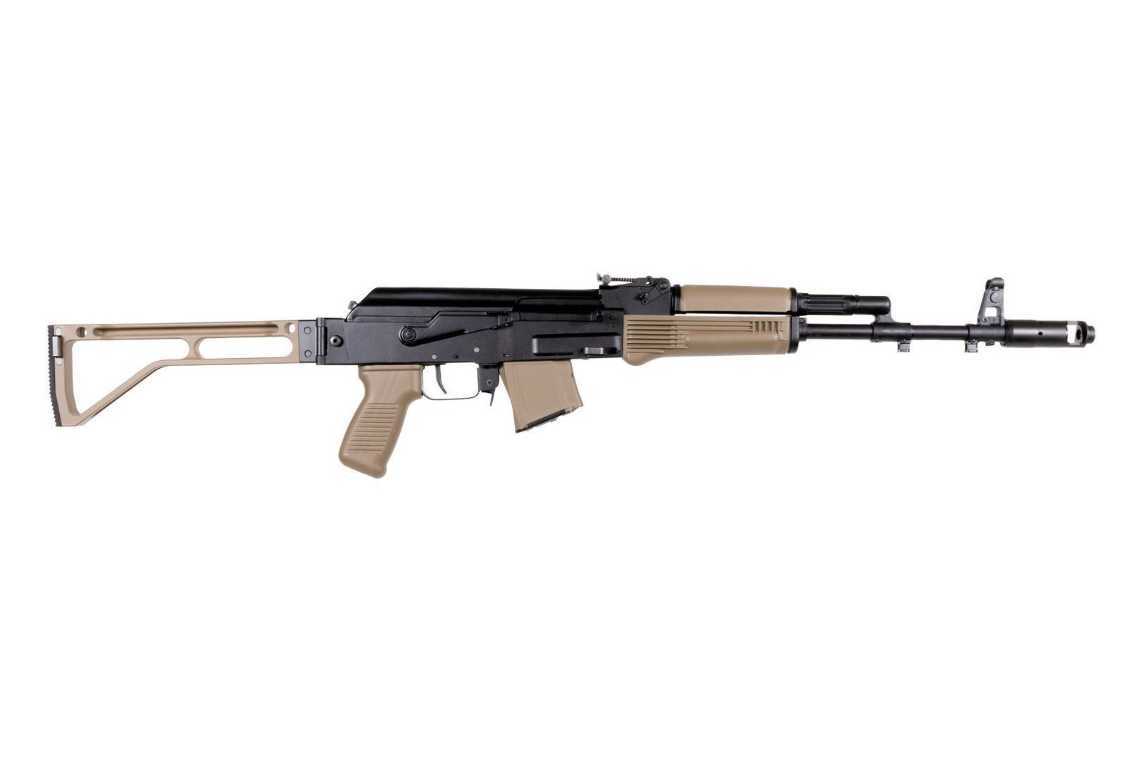 Arsenal SAM7SF 7.62x39mm Semi-Auto AK-47 FDE Rifle with Aluminum Side Folding Stock with Cheek Rest & QD Points Arsenal SAM7SF 7.62x39mm Semi-Auto AK-47 FDE Rifle with Aluminum Side Folding Stock with Cheek Rest & QD Points