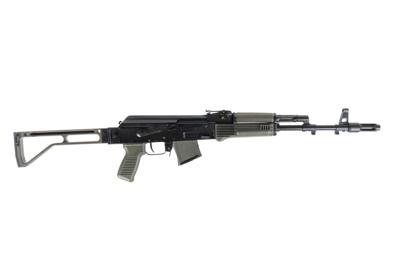 Arsenal SAM7SF 7.62x39mm Semi-Auto AK-47 Rifle with Aluminum Side Folding Stock and Arsenal Hard Case OD Green Arsenal SAM7SF 7.62x39mm Semi-Auto AK-47 Rifle with Aluminum Side Folding Stock and Arsenal Hard Case OD Green