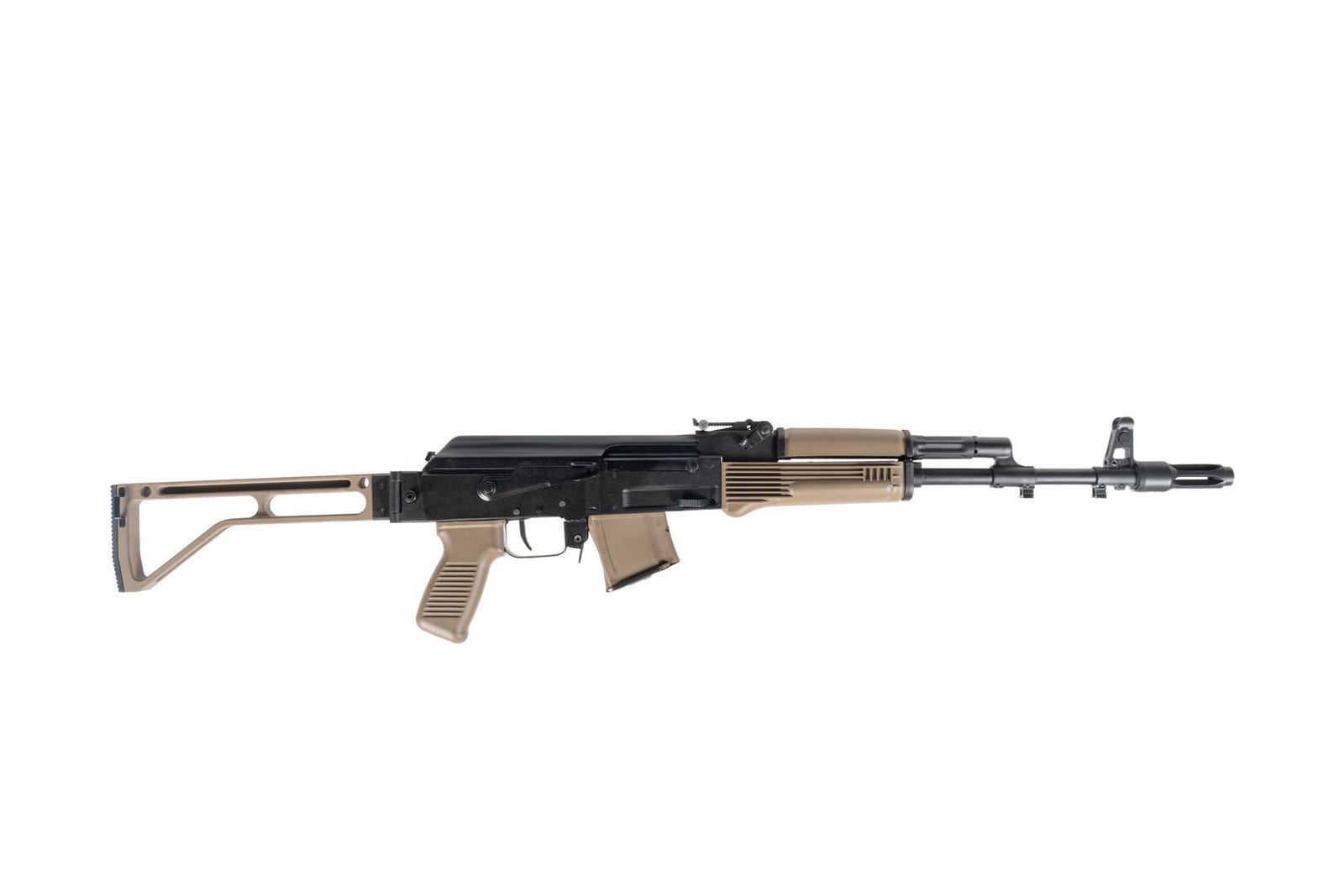 Arsenal SAM7SF 7.62x39mm Semi-Auto AK-47 Rifle with Aluminum Side Folding Stock and Arsenal Hard Case FDE Arsenal SAM7SF 7.62x39mm Semi-Auto AK-47 Rifle with Aluminum Side Folding Stock and Arsenal Hard Case FDE