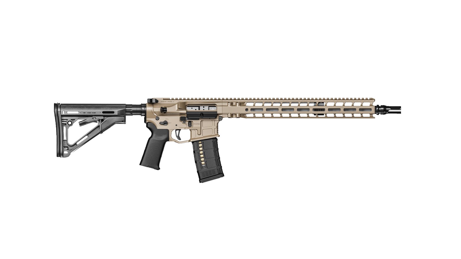 Model 1 – 16″ 223 Wylde 1 in 8- Rifle – FDE Model 1 – 16″ 223 Wylde 1 in 8- Rifle – FDE