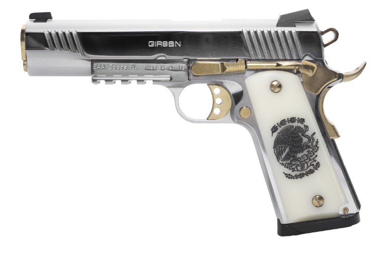 MC1911 Liberador 2 45ACP Chrome/Gold 8rd MC1911 Liberador 2 45ACP Chrome/Gold 8rd