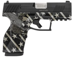 GX2 9mm 3.38″ Blk/Eagle Engraved Grip  (2) 13rd
