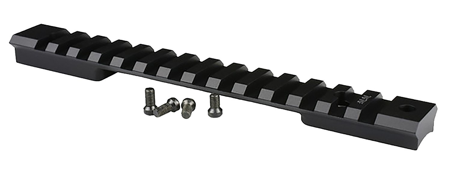 Warne 7677M Mountain Tech Tactical Rail Black Anodized Aluminum Winchester Model 70 WSM Short Action, 0 MOA