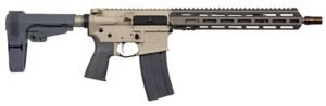 Q SUGAR WEASEL 5.56 PISTOL 13″ W/ BRACE BLK/GRY 1-30RD MAGAZINE