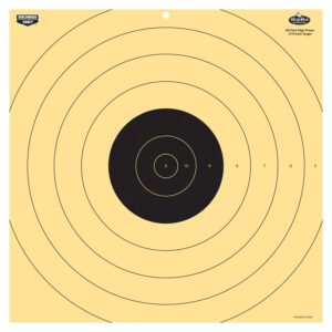 Birchwood Casey 35186 Dirty Bird  17.25" Bullseye Tagboard Hanging 100 yds Rifle Black/White 5 Pack