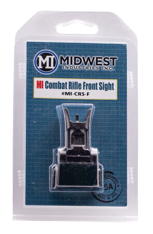 Midwest Industries MICRSF Combat Rifle Flip Front Sight  Black for AR-15, M16, M4