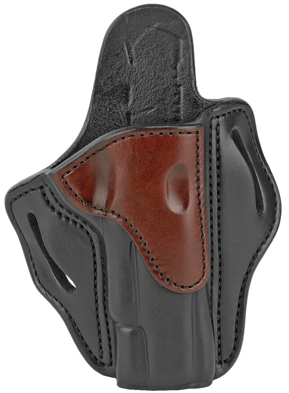 1791 Gunleather BH1BLBR BH1 OWB 01 Brown on Black Leather Belt Slide Fits 4-5″ 1911 1791 Gunleather BH1BLBR BH1 OWB 01 Brown on Black Leather Belt Slide Fits 4-5″ 1911
