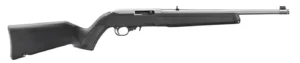RUGER 10/22 22LR RIFLE 16.4″ THREADED, BLACK POLYMER/STAINLESS, MLOK SLOTS 1-10RD MAG