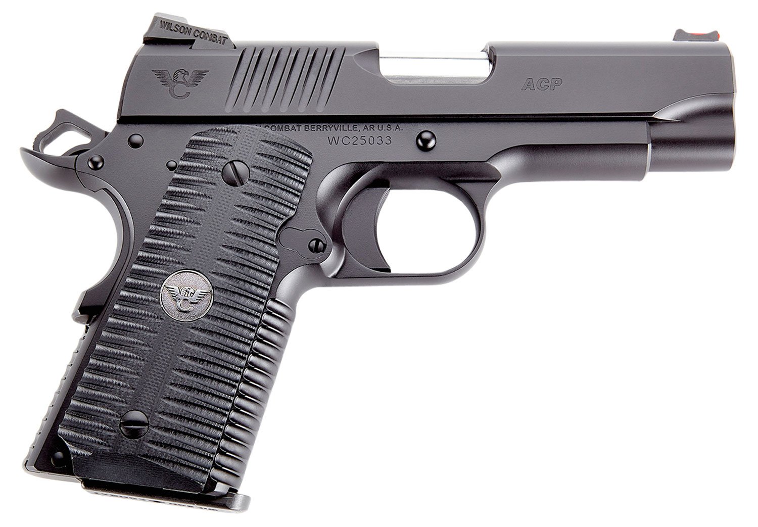Wilson Combat ACPCP9 ACP Compact SAO 9mm Luger 4" 8+1 Black Armor-Tuff Carbon Steel Black G10 Eagle Claw Grip