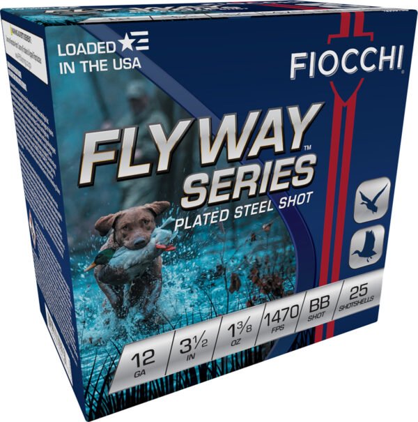 Fiocchi 1235STBB Flyway  12Gauge 3.50″ 1 3/8oz BBShot 25 Per Box/10 Case