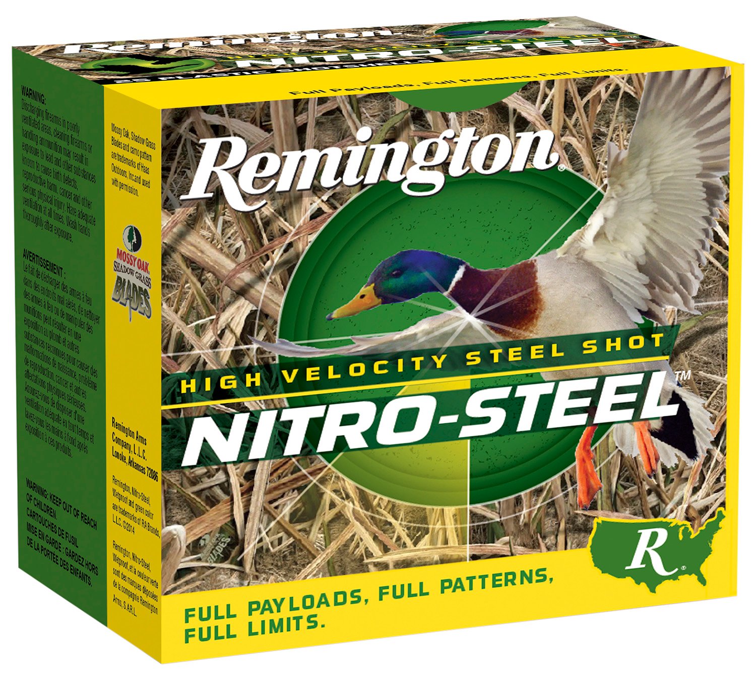 Remington Ammunition 20658 Nitro-Steel High Velocity 12Gauge 2.75″ 1 1/4oz 4Shot 25 Per Box/10 Case Remington Ammunition 20658 Nitro-Steel High Velocity 12Gauge 2.75″ 1 1/4oz 4Shot 25 Per Box/10 Case