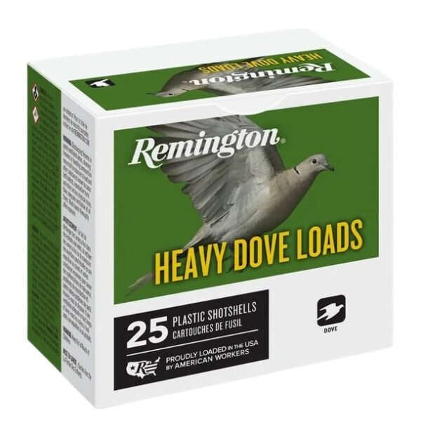 Remington Ammunition 28757 Heavy Dove Loads  12Gauge 2.75″ 1 1/8oz 8Shot 25 Per Box/10 Case