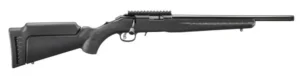 RUGER AMERICAN RIMFIRE 17HMR BOLT RIFLE 16.1″T.B. BLACK SYNTHETIC 1-9RD MAG