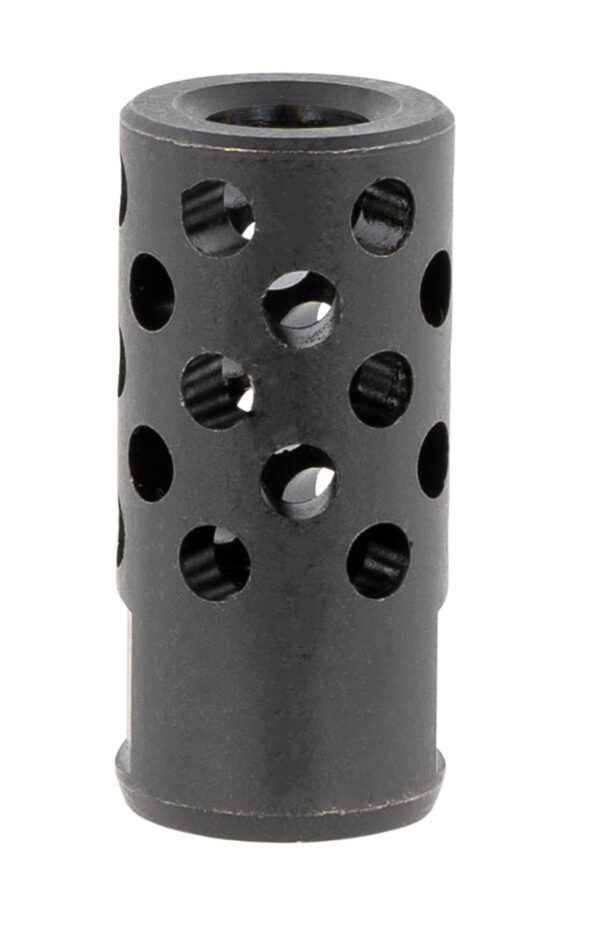 Ruger 90699 Radial Ported Muzzle Brake Black Oxide Steel 1/2″x28 Threads 1.75″ OAL .8″ Diameter, 35 Cal