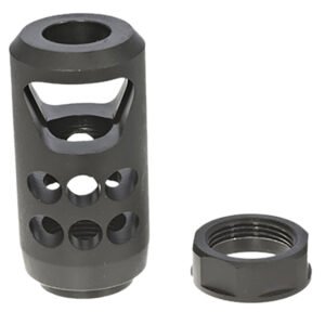 Ruger 90641 American Muzzle Brake Black Matte Steel 11/16″x24 Threads, 2.20″ OAL, 1″ Diameter 45-70 Gov/450 Bushmaster