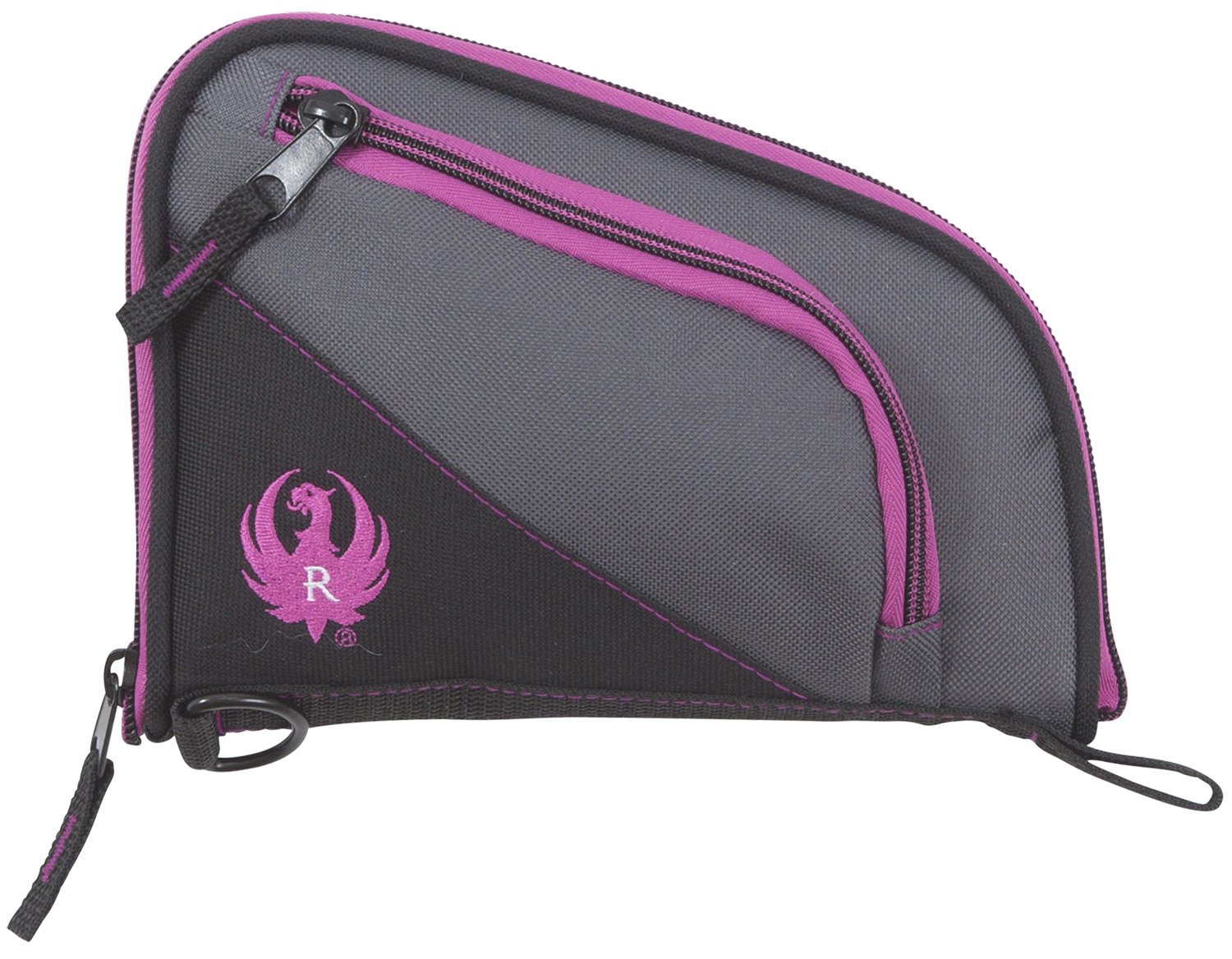 Ruger 27409 Tucson Women’s Handgun Case Black/Gray Orchid Accents Lockable Zippers 8″ Ruger 27409 Tucson Women’s Handgun Case Black/Gray Orchid Accents Lockable Zippers 8″