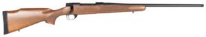 Howa HWH243 M1500 Standard Hunter 243 Win 5+1 22″ Black Steel Threaded Barrel, Black Steel Receiver, Walnut Wood Stock