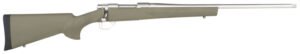 Howa HGR73113 M1500 Hogue Full Size 308 Win 5+1 22″ Stainless Steel Threaded Barrel, Drilled & Tapped Stainless Steel Receiver, Hogue OverMolded OD Green Synthetic Stock, Right Hand