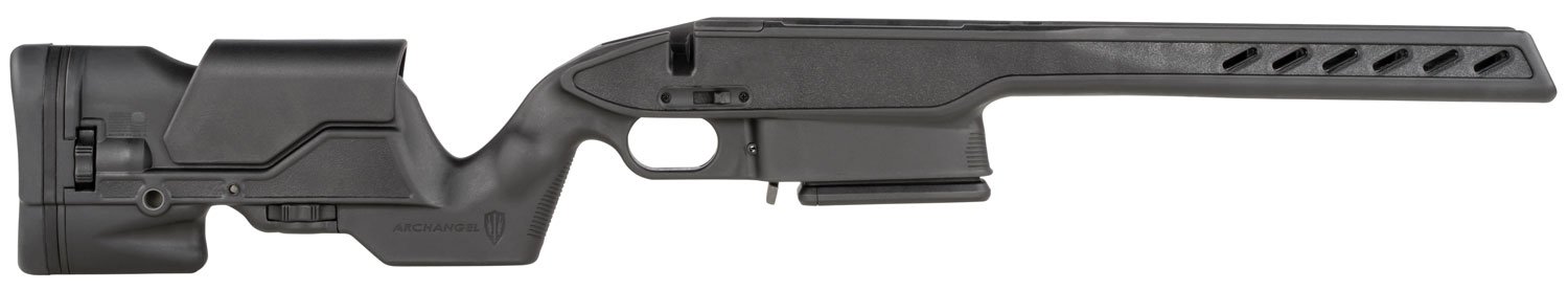 Archangel AAS111SLA Precision Black Synthetic Aluminum Pillar Bedded Fits Savage 110/111 Long Action Right Hand