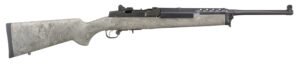 Ruger 5877 Mini-14 Tactical 5.56x45mm NATO 5+1 18.50″ Barrel, Blued Alloy Steel, Exclusive Hogue Ghillie Green Stock, Optics Ready
