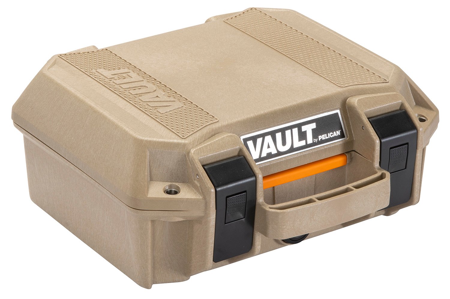 Pelican VCV100 Vault Case Small Tan Polymer Holds Handgun Pelican VCV100 Vault Case Small Tan Polymer Holds Handgun
