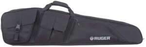 Ruger 27932 Defiance Tactical Rifle Case  42″ Black Endura with Ruger Logo, Carry Handle, Knit Lining, Mag Pocket, Accessory Pockets & Lockable Zipper