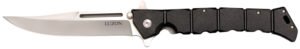 Cold Steel CS20NQX Luzon  Large 6" Folding Plain 8Cr13MoV SS Blade/Black GFN Handle Features Safety Switch Includes Pocket Clip