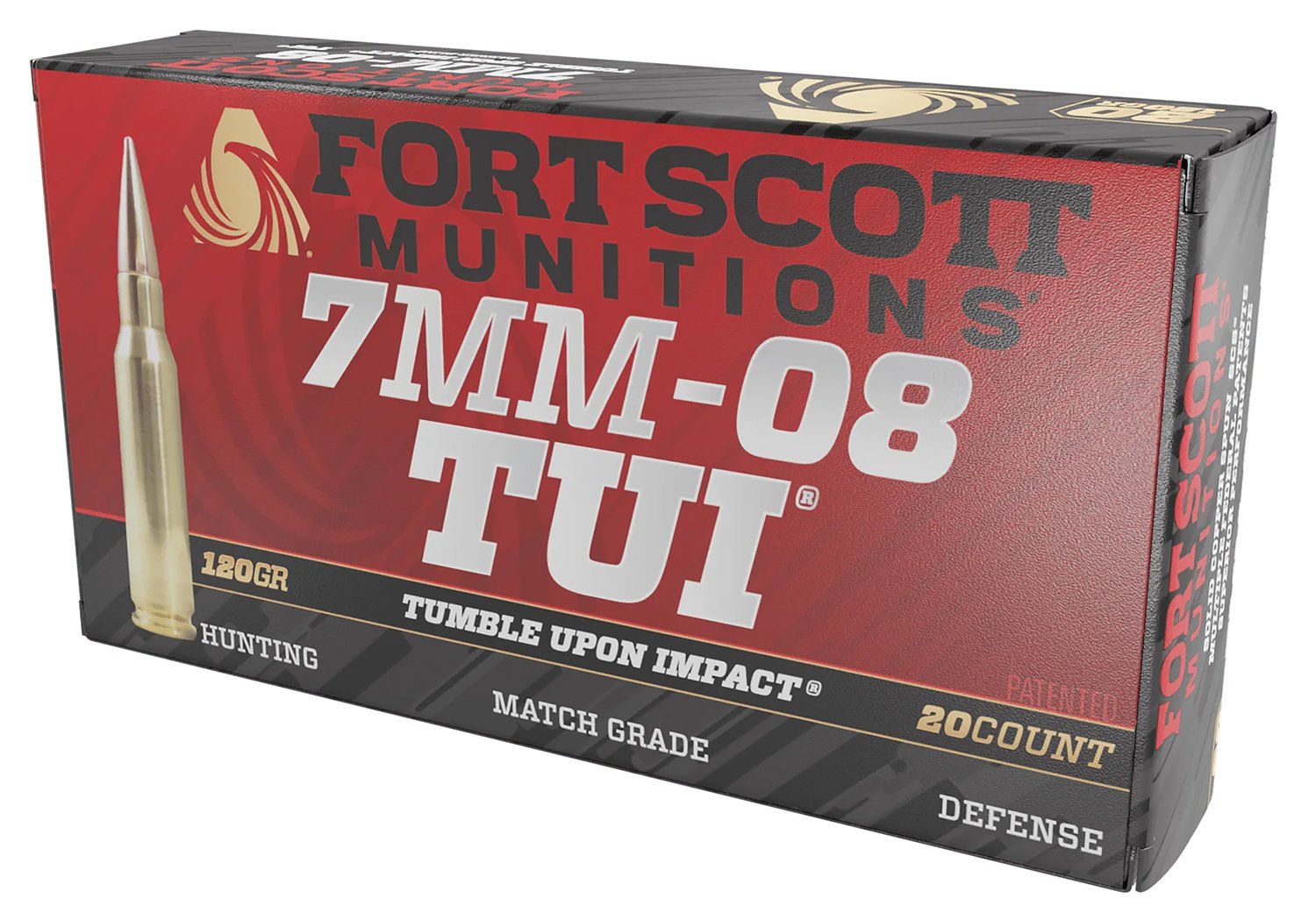 Fort Scott Munitions 7MM08120SCV1 Tumble Upon Impact (TUI) Rifle 7mm-08Rem 120gr Solid Copper Spun 20 Per Box/10 Case Fort Scott Munitions 7MM08120SCV1 Tumble Upon Impact (TUI) Rifle 7mm-08Rem 120gr Solid Copper Spun 20 Per Box/10 Case