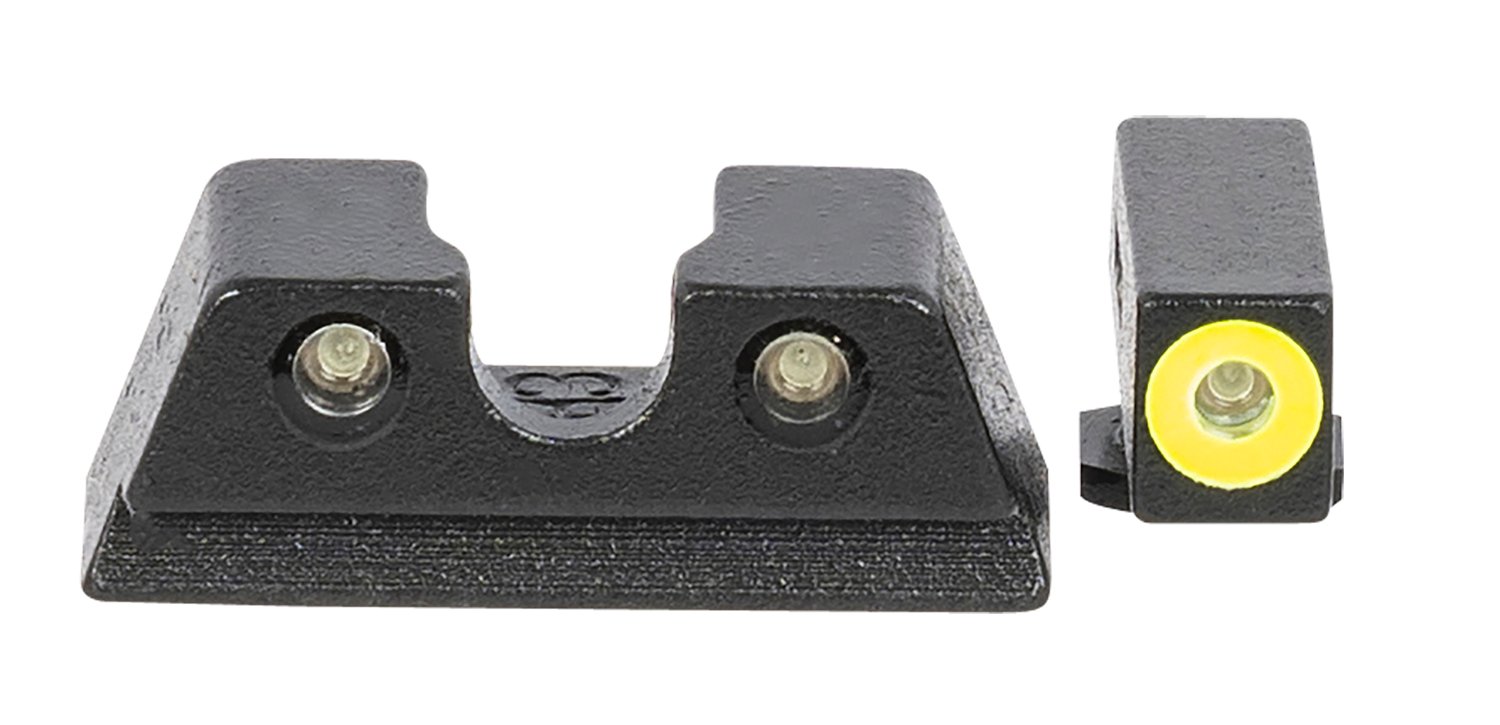 Meprolight USA 402203121 Hyper-Bright Green Tritium Yellow Outline Front Sight-Green Tritium Black Outline Rear Sight Glock 42/43 Meprolight USA 402203121 Hyper-Bright Green Tritium Yellow Outline Front Sight-Green Tritium Black Outline Rear Sight Glock 42/43