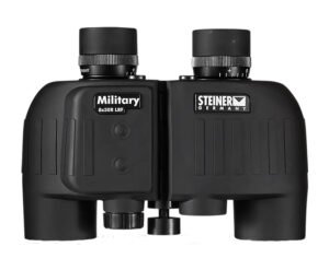 Steiner 2680 M830r Laser Rangefinder 8x 30mm Mil Radian Ranging Reticle, Floating Prism Auto Focus, Black Makrolon w/Rubber Armor
