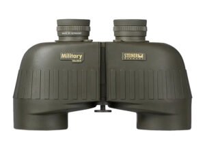 Steiner 2663 M1050 Laser Protection Filter 10x50mm SUMR Military Ranging Reticle Floating Prism Sports-Auto Focus, OD Green Makrolon w/Rubber Armor