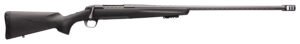 Browning 035543282 X-Bolt Pro Long Range 6.5 Creedmoor 4+1 26" Skip Fluted Heavy Barrel, Recoil Hawg Muzzle Brake, Spiral Fluted Bolt, Carbon Gray Elite Cerakote, Natural Carbon Fiber  Stock