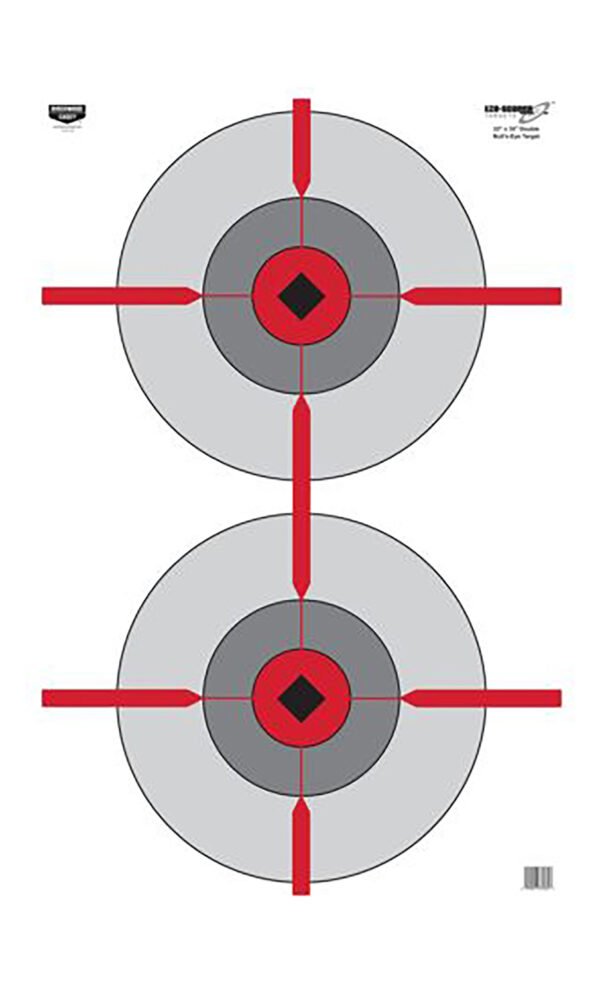 Birchwood Casey 37031 EZE-Scorer  Bullseye Paper Target 23" x 35" 100 Per Pkg
