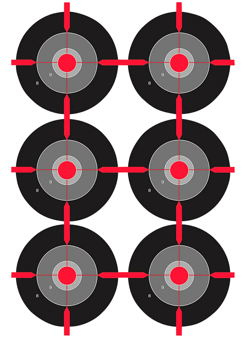 Birchwood Casey 35703 Dirty Bird Bullseye Tagboard Target 12" x 18" 100 Per Pkg
