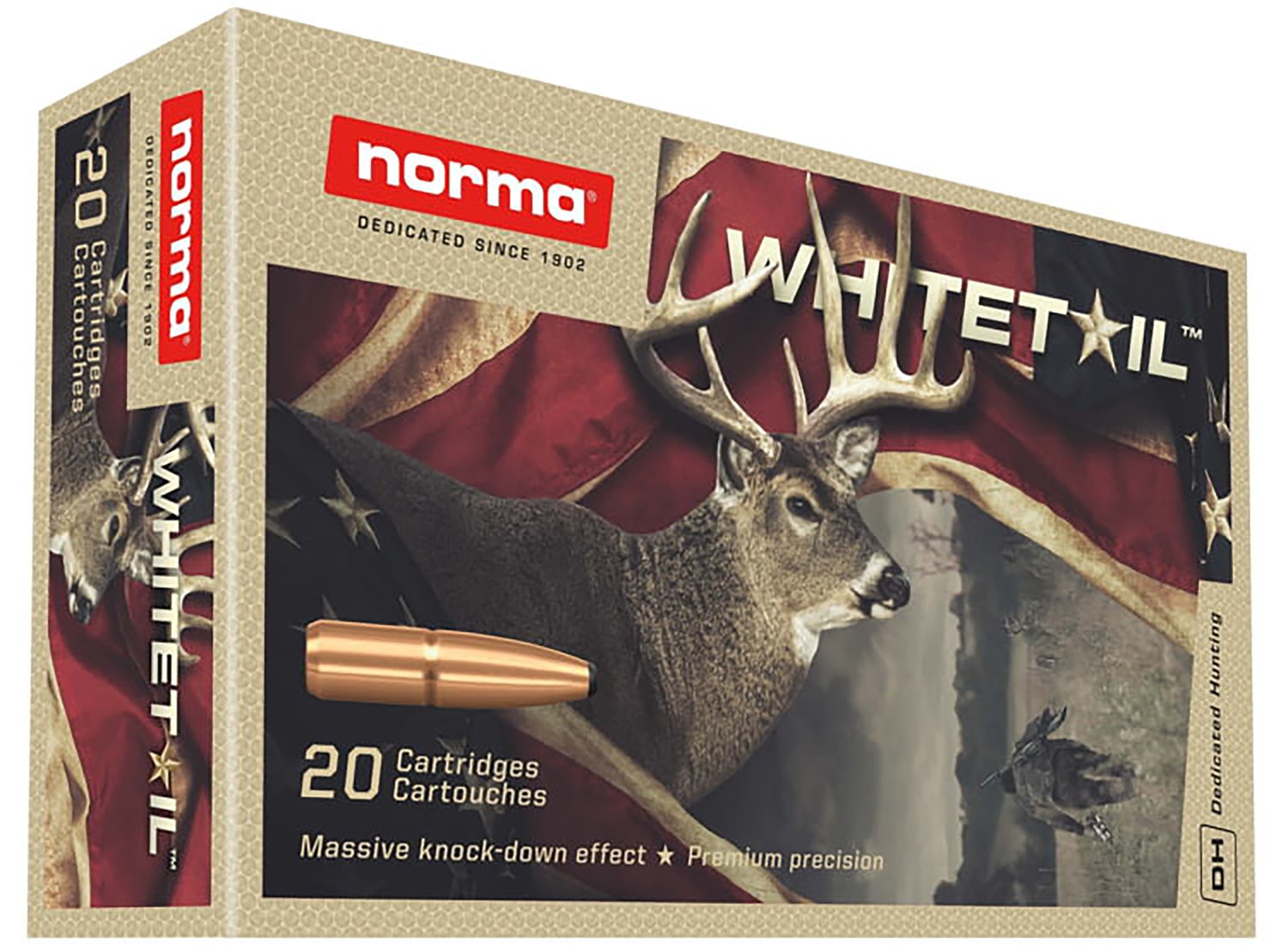 Norma Ammunition 20171502 Dedicated Hunting Whitetail 7mm-08Rem 150gr Pointed Soft Point 20 Per Box/10 Case Norma Ammunition 20171502 Dedicated Hunting Whitetail 7mm-08Rem 150gr Pointed Soft Point 20 Per Box/10 Case