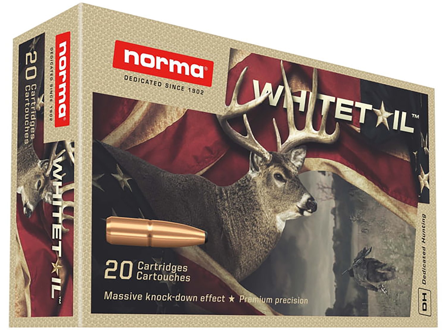 Norma Ammunition 20177382 Dedicated Hunting Whitetail 308Win 150gr Pointed Soft Point 20 Per Box/10 Case Norma Ammunition 20177382 Dedicated Hunting Whitetail 308Win 150gr Pointed Soft Point 20 Per Box/10 Case