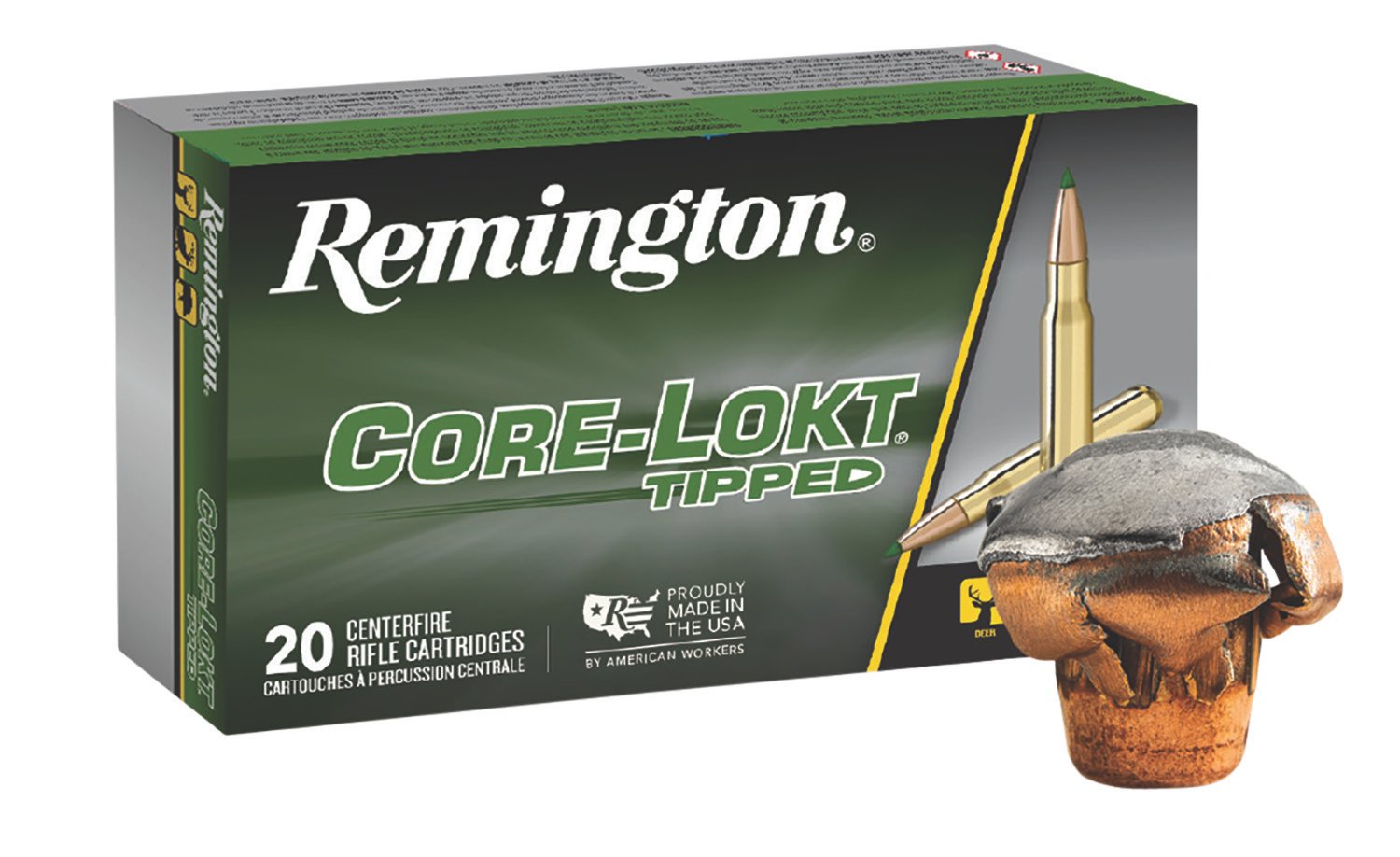 Remington Ammunition 29035 Core-Lokt Tipped 30-06Springfield 165gr Core-Lokt Tipped 20 Per Box/10 Case Remington Ammunition 29035 Core-Lokt Tipped 30-06Springfield 165gr Core-Lokt Tipped 20 Per Box/10 Case