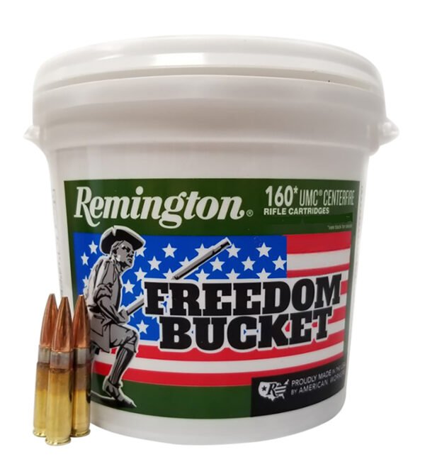 Remington Ammunition 20111 UMC Freedom Bucket 300Blackout 220gr Open Tip Flat Base 160 Per Box/4 Case