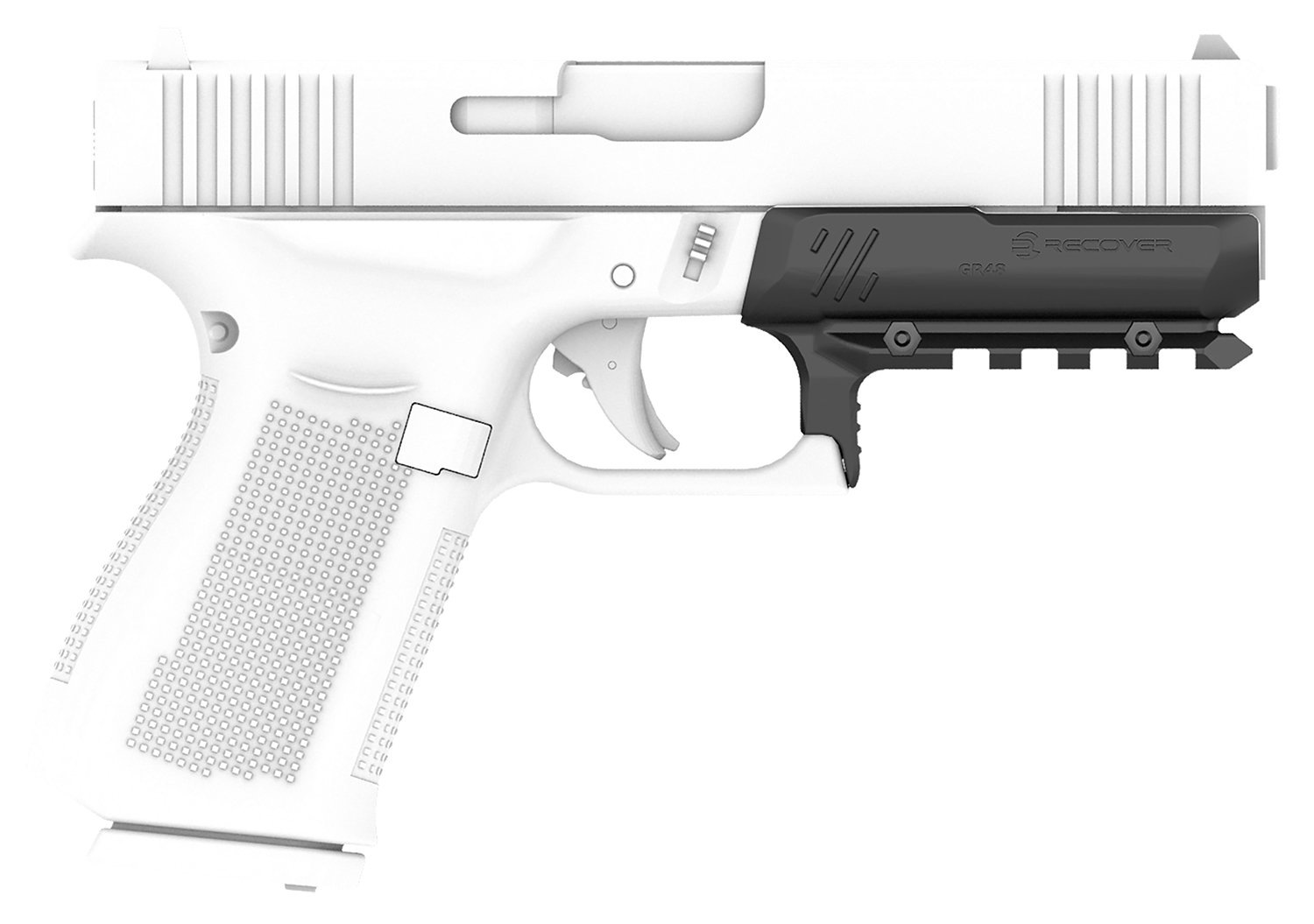 Recover Tactical GR4801 Full Size Rail for Glock 48 Black Recover Tactical GR4801 Full Size Rail for Glock 48 Black
