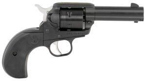 Ruger 2015 Wrangler  22 LR 6 Shot 3.75″ Black Cerakote Steel Barrel, Black Cerakote Aluminum Frame, Black Cerakote Cylinder, Black Birdshead Grip, Exposed Hammer