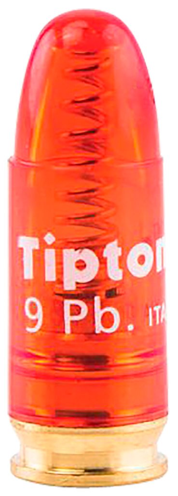 Tipton 303958 Snap Caps Pistol 9mm Brass/Plastic 5pk