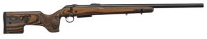 CZ-USA 07503 CZ 600 Range Full Size 308 Win 5+1, 24″ Black Nitride Steel Threaded Barrel, Drilled & Tapped Receiver, Black Brown & Gray Laminate Fixed w/Adj Cheek Rest Stock, Right Hand