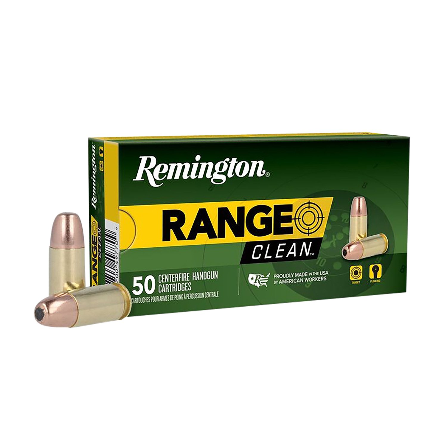 Remington Ammunition 27681 Range 9mmLuger 115gr Flat Nose Enclosed Base 50 Per Box/10 Case Remington Ammunition 27681 Range 9mmLuger 115gr Flat Nose Enclosed Base 50 Per Box/10 Case