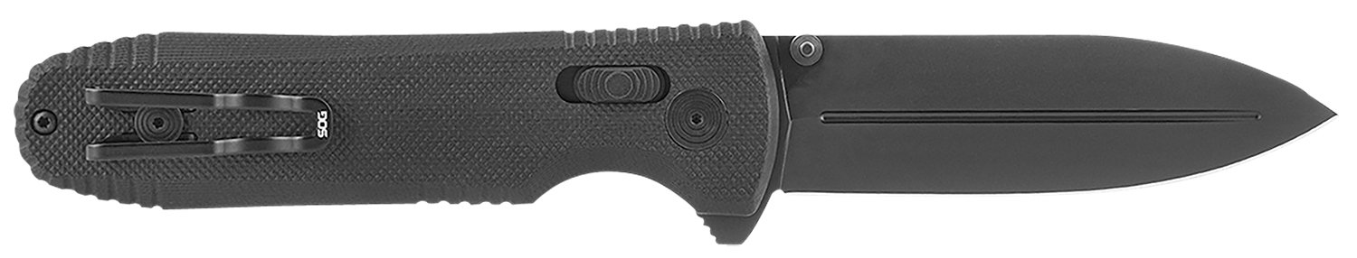S.O.G SOG12610557 Pentagon XR LTE 3.60″ Folding Spear Point Graphite TiNi Cryo CTS XHP Blade/Black G10 Handle Includes Belt Clip S.O.G SOG12610557 Pentagon XR LTE 3.60″ Folding Spear Point Graphite TiNi Cryo CTS XHP Blade/Black G10 Handle Includes Belt Clip