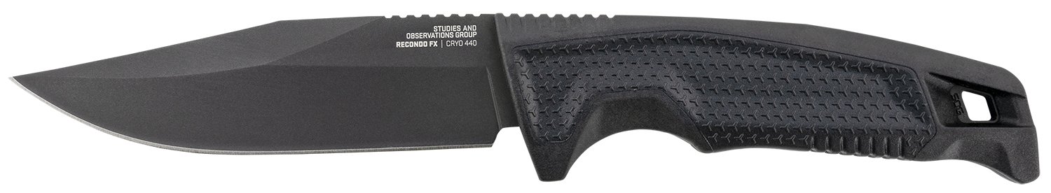 S.O.G SOG17220157 Recondo FX 4.60″ Fixed Plain Satin TiNi Full Tang Cryo 440C SS Blade/ Black Overmolded GRN Handle S.O.G SOG17220157 Recondo FX 4.60″ Fixed Plain Satin TiNi Full Tang Cryo 440C SS Blade/ Black Overmolded GRN Handle