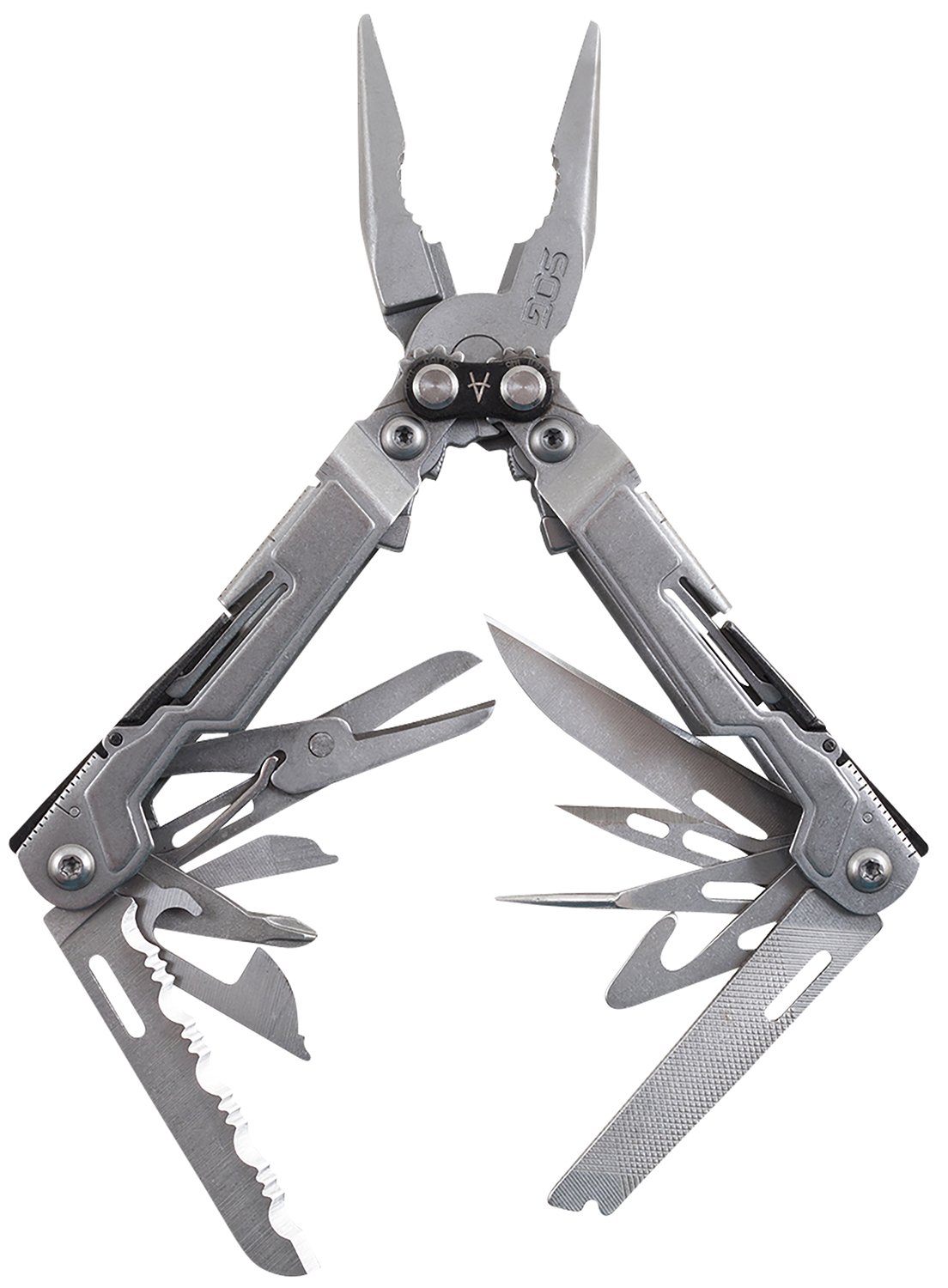 S.O.G SOG-PP1001-CP PowerPint Stonewashed Stainless Steel 5Cr15MoV Stainless Steel Long Features 18 Tools S.O.G SOG-PP1001-CP PowerPint Stonewashed Stainless Steel 5Cr15MoV Stainless Steel Long Features 18 Tools