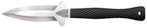 Cold Steel CS49NDE Hide Out  3" Fixed Plain Satin Polished Japanese AUS-8A SS Blade/ Black Contoured & Checkered Kray-Ex Handle